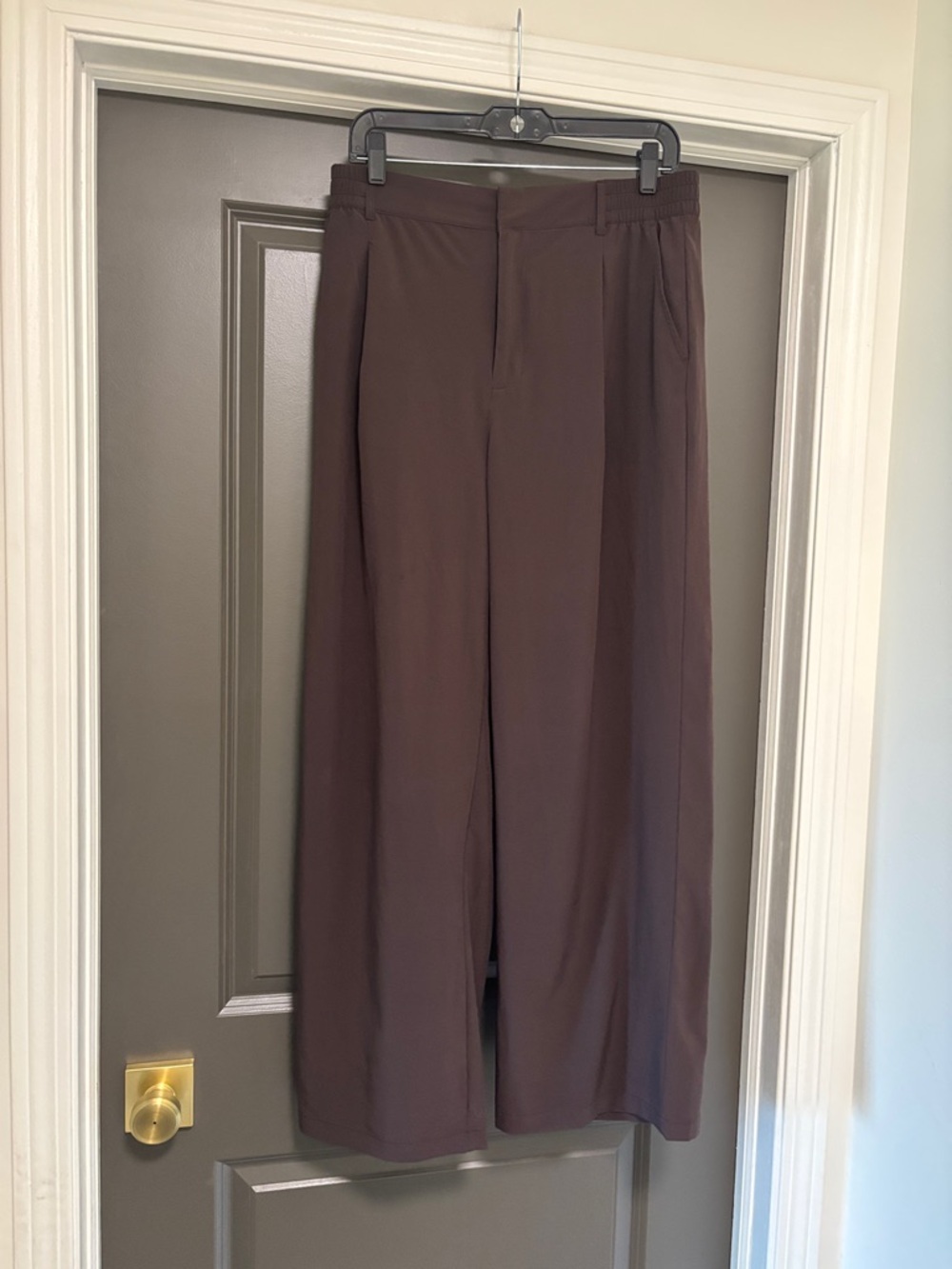 GapFit Brown wide leg Pants - Medium